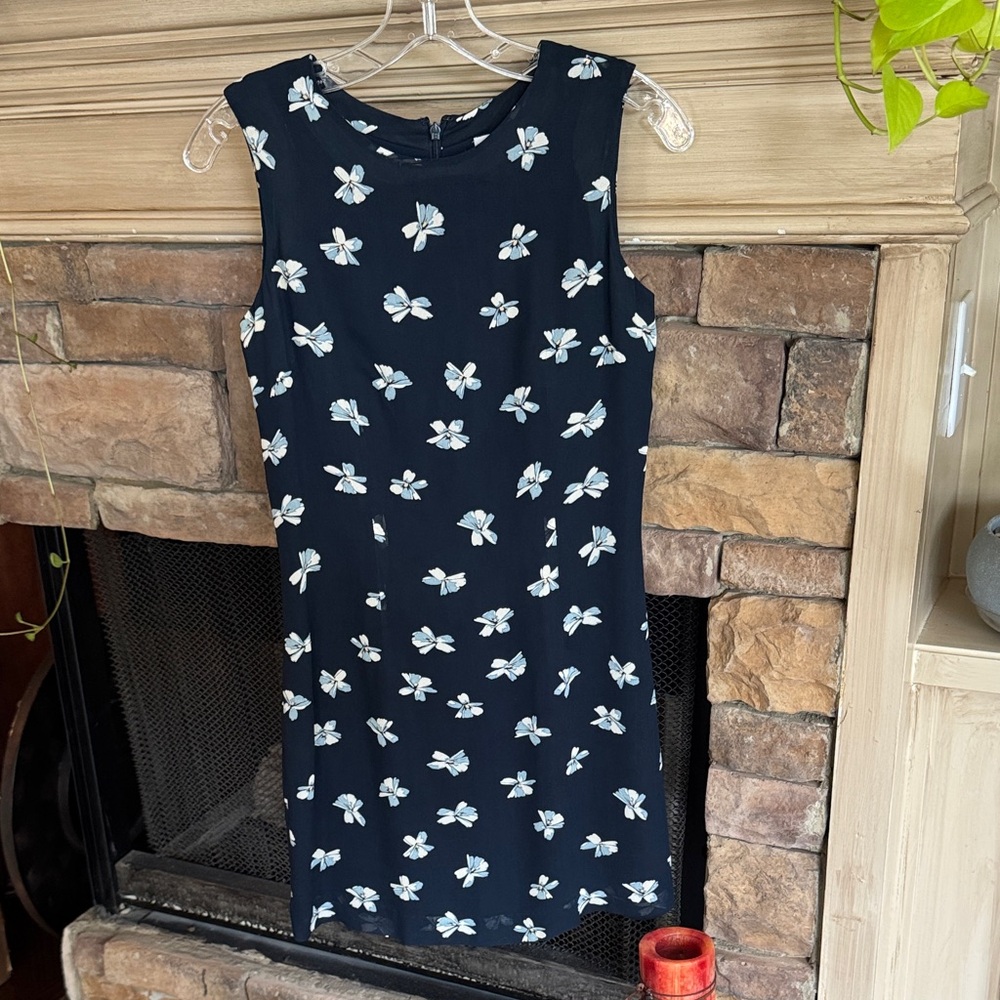 INC International Concepts Black Floral Mini Dress